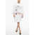 Maison Margiela Mm6 Oversized Fit Jersey Dress With Print White
