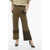 Maison Margiela Mm6 Cotton Sweatpants With Contrasting Details Brown
