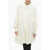 Maison Margiela Mm6 Oversized Cotton Shirt Dress With Breast-Pocket White