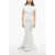 Balenciaga Stretch Cotton Flared Maxi Tee-Dress White