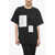 Maison Margiela Mm6 Crew Neck T-Shirt With Patches Black