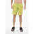 Neil Barrett Slim Fit Microbolts Swimshorts Yellow