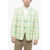 Thom Browne Cotton Madras Blazer With District Check Pattern Green