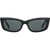 Saint Laurent Sunglasses 658 BLACK BLACK BLACK