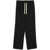 Palm Angels Palm Angels Monogram Cotton Blend Trousers Black