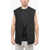 Jil Sander Single-Breasted Virgin Wool Vest With Notch Lapel Black