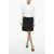 Maison Margiela Mm6 Cotton Shirt Dress With 2-Piece Design Black & White
