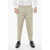 ETRO Back Flap Pockets Cropped Trousers With Cuffs Beige