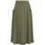OBLO UNIQUE Flared skirt Green