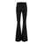 ARMA Black Flared Trousers in Leather Woman BLACK