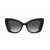 Dolce & Gabbana DOLCE & GABBANA  DG4405 DG Crossed Sunglasses 501/8G BLACK