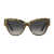 Dolce & Gabbana DOLCE & GABBANA  DG4449 DG Crossed Sunglasses 31638G SPOTTED