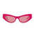 Dolce & Gabbana DOLCE & GABBANA  DG4450 DG Crossed Sunglasses 326230 FUCHSIA