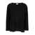 Allude Black Pullover with Boart Neckline in Wool Woman BLACK