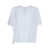 Peserico White t-shirt with lurex detail White