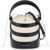 Alexander McQueen Bucket Bag By The Rise Bucket Bag BLACK SOFT IVORY