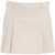 Gender Mini skirt with pleats White