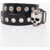 Alexander McQueen Leather Belt With Skull-Shaped Buckle 35Mm Black