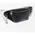Alexander McQueen Leather Bum Bag With Chain Shoulder Strap Black