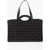 Valentino Garavani Garavani Tote Bag With All-Over Monogram And Leather Trims Brown