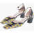 Roger Vivier Plaid Checked Belle Ankle-Strap Pumps With Patent Leather Tr Yellow