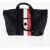 Moncler Padded Bohdan Maxi Duffle Bag With Striped Details Frontal Black