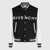 Givenchy GIVENCHY BLACK AND WHITE WOOL BLEND CASUAL JACKET BLACK