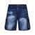 DSQUARED2 Dsquared2 MEDIUM RIPPED KNEE WASH 64 TAG Shorts BLUE