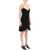 COURRÈGES Ellipse Sleeveless Mini Dress BLACK