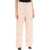 Burberry "Rose Print Canvas Workwear Pants" CAMEO IP PATTERN