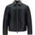 YVES SALOMON Leather Jacket BLACK