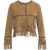 Bully Fringed jacket in suede Brown