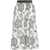 Kaos Flared skirt with embroidery White