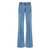 TWINSET TWINSET LIGHT BLUE FLARED JEANS WITH BUTTONS Light blue