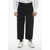 Dolce & Gabbana Stretch Cotton Gaucho Pants With Belt Loops Black