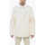 OBJECTS IV LIFE Padded Overshirt With Patch Detail White