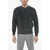 Neil Barrett Baggy Fit Cable-Knit Sweater Green