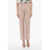 Peserico Cotton Blend Chinos Pants With Hidden Closure Pink