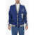 Valentino Garavani Cotton Cardigan With Patches Blue