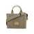 Marc Jacobs MARC JACOBS The small crystal tote bag SLATE GREEN CRYSTAL