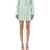Self-Portrait SELF-PORTRAIT Bouclé pleated mini skirt MINT