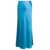 PLAIN Light-Blue Long Tube Skirt Satin Effect Woman BLUE