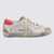 Golden Goose GOLDEN GOOSE WHITE AND FUCSIA LEATHER SNEAKERS WHITE/ICE/SILVER/LOBSTER FLUO