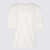 LEMAIRE LEMAIRE WHITE COTTON-LINEN BLEND T-SHIRT CHALK
