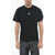 Neil Barrett Slim Fit Crew-Neck T-Shirt With Eyelet Detail Black