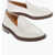 TOD'S Leather Penny Lofars With Braided Detail White