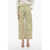 LOW CLASSIC Belted Cargo Pants With Front Pleats Beige