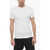 Maison Margiela Ribber Short Sleeved Unisex T-Shirt Beige