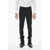 Off-White Seasonal Wool Wave Tag Pants With Ankle Zips Black