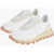 TOD'S Solid Color Nylon And Suede Running 25L Low-Top Sneakers White